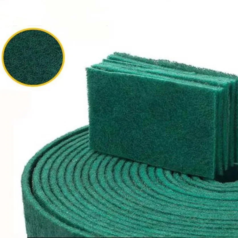 NON-WOVEN Abrasive Pad 150*100mm Nylon Fiber Cleaning Metal Scrub Pad Abrasive Scouring Pad