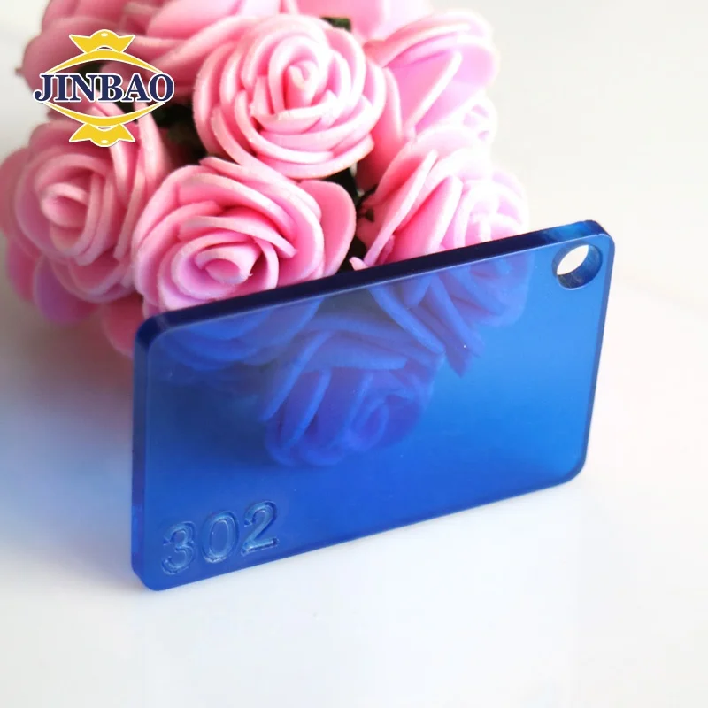 JINBAO  5mm 10mm color retail acrylic sheet custom resin panels for wedding