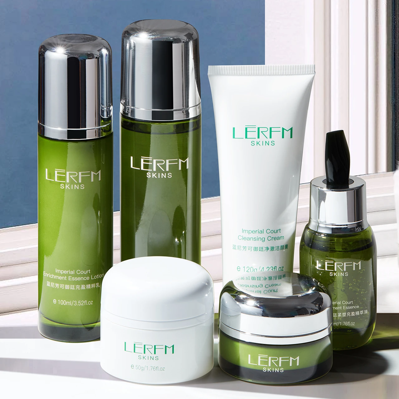 Cosmetic Beauty Vendor Wholesale 6pcs Skincare Products Moisturizing Anti Aging Anti Winkle Custom Private Label Skin Care Set