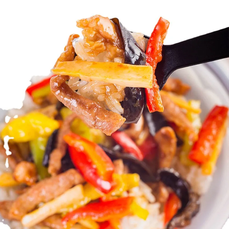 Оптовая продажа быстрое питание большой аппетит самонагревающийся рис с мясом