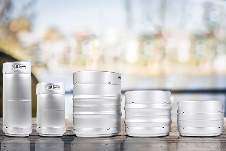 US Standard Slim 10L/15L/20L/30L/60L Beer Barrel Stainless Steel Beer Keg Sankey Keg With A-D-S-G Spear for Brewing Draft Beer