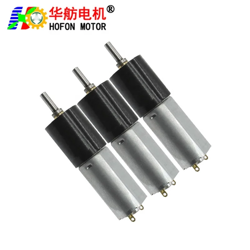 Hofon16mm DC Planetary 3v 4.5v 5v 6v 9v 12 volt geared Motor PG16-050SH Planetary gear high torque motor for model airplane