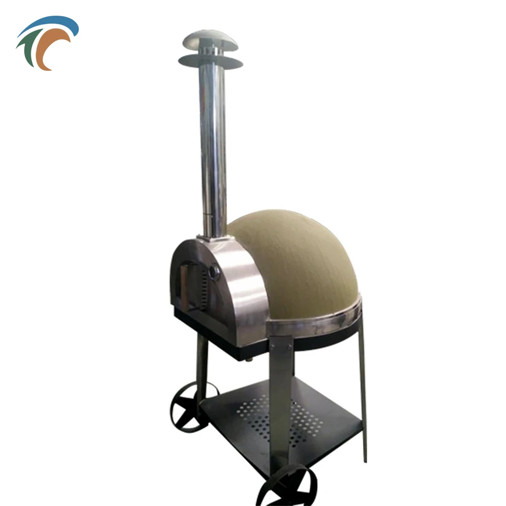 Italian Concrete Brick Clay Pizza Oven Wood Fire Italy