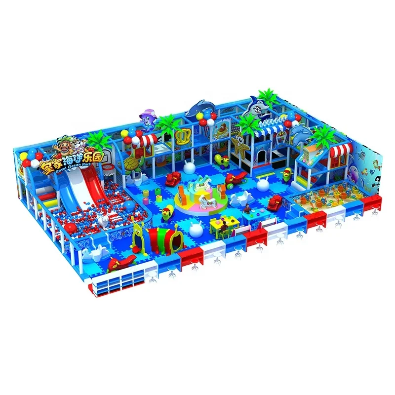 wholesale Colorful Interactive Indoor Soft Play Area trampoline indoor playground amusement park naughty fort for kids Dubai