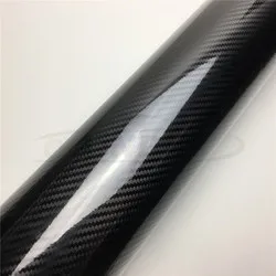 Carbon Fiber Black Film 3D Rolls PET/TPU Colorful Car Body Stickers Car Wrap Vinyls Self Healing