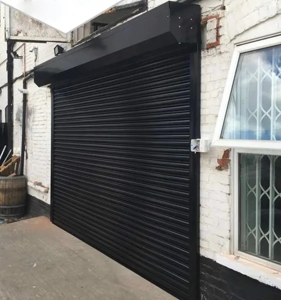 Automatic fireproof security aluminum alloy roller shutter fold up roller shutter