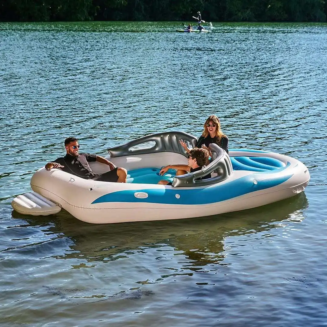 Newest inflatable water party boat for Island Float