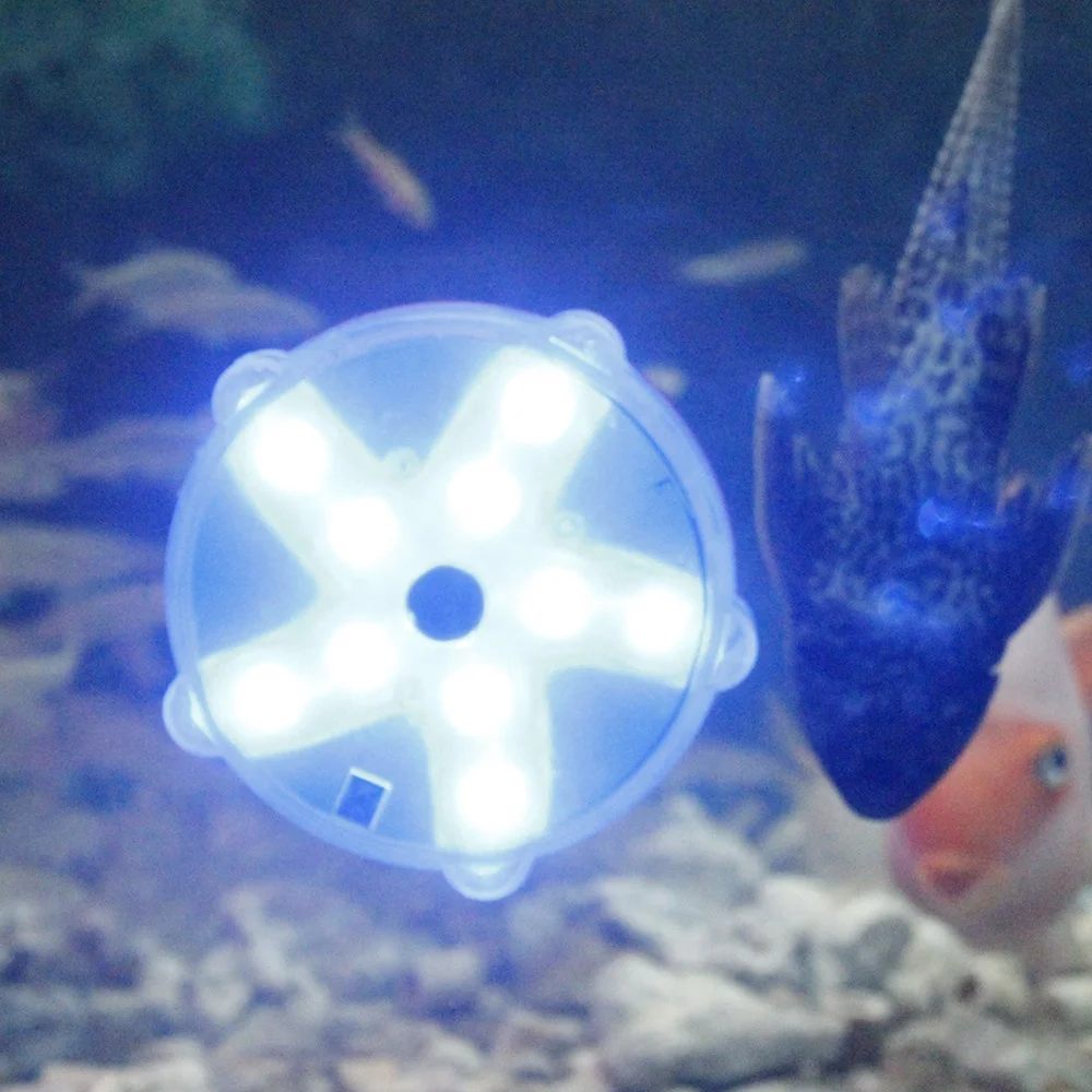 Светодиодный плавающий светильник для бассейна, меняющая цвет, лампа для морских звезд, 100%, водонепроницаемая, 3,3 дюйма, с магнитной задней крышкой, аквариумный пруд, бассейн, спа-ванны, светодиодные лампы