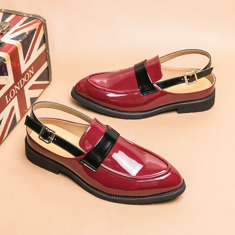 001 latest style summer leather sandals for men