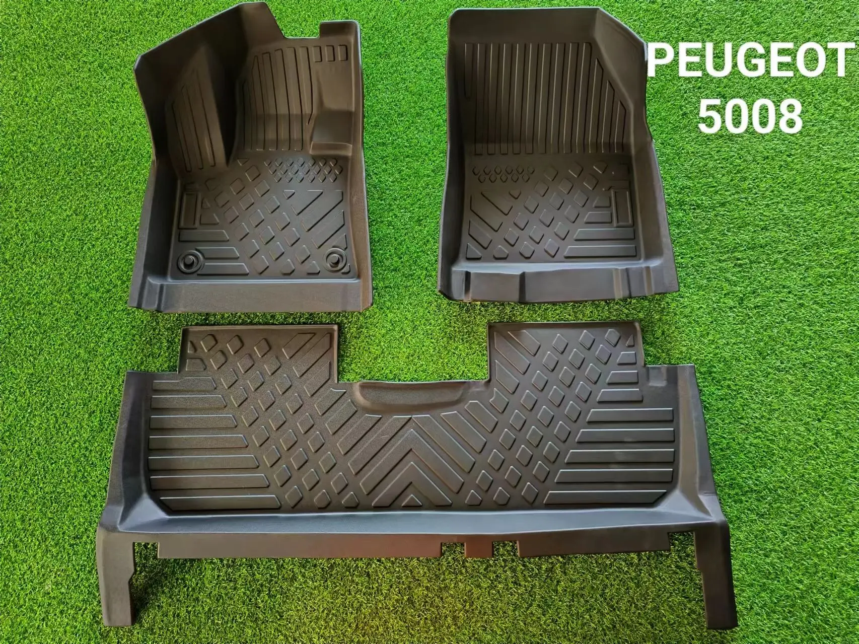 Customized Black Beautiful Wear-Resistant Non-Slip Car Foot Mats 5d Car Interior Full Set Of Protective Car Floor Mats