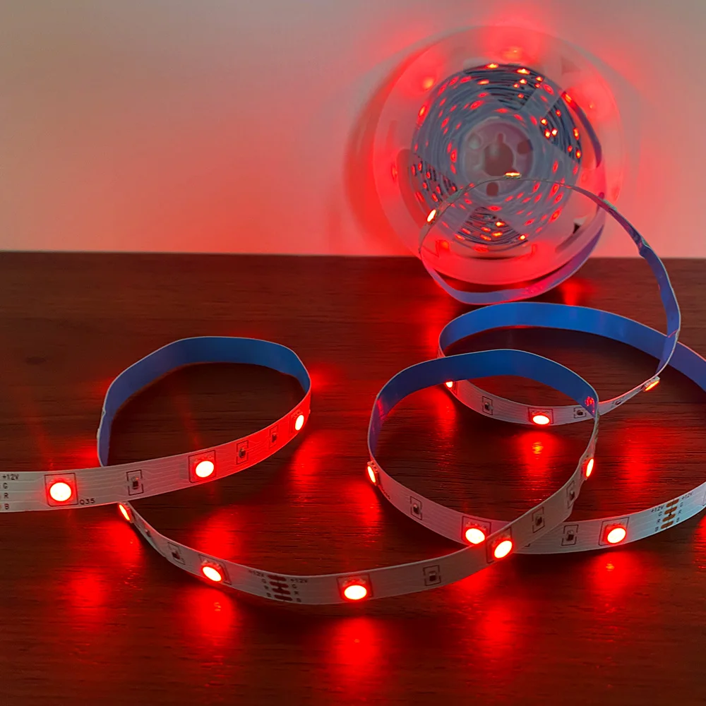 Adjustable Brightness Smart Kitchen RGB LED Strip Lights Wifi Connectivity for Under Cabinet Lighting