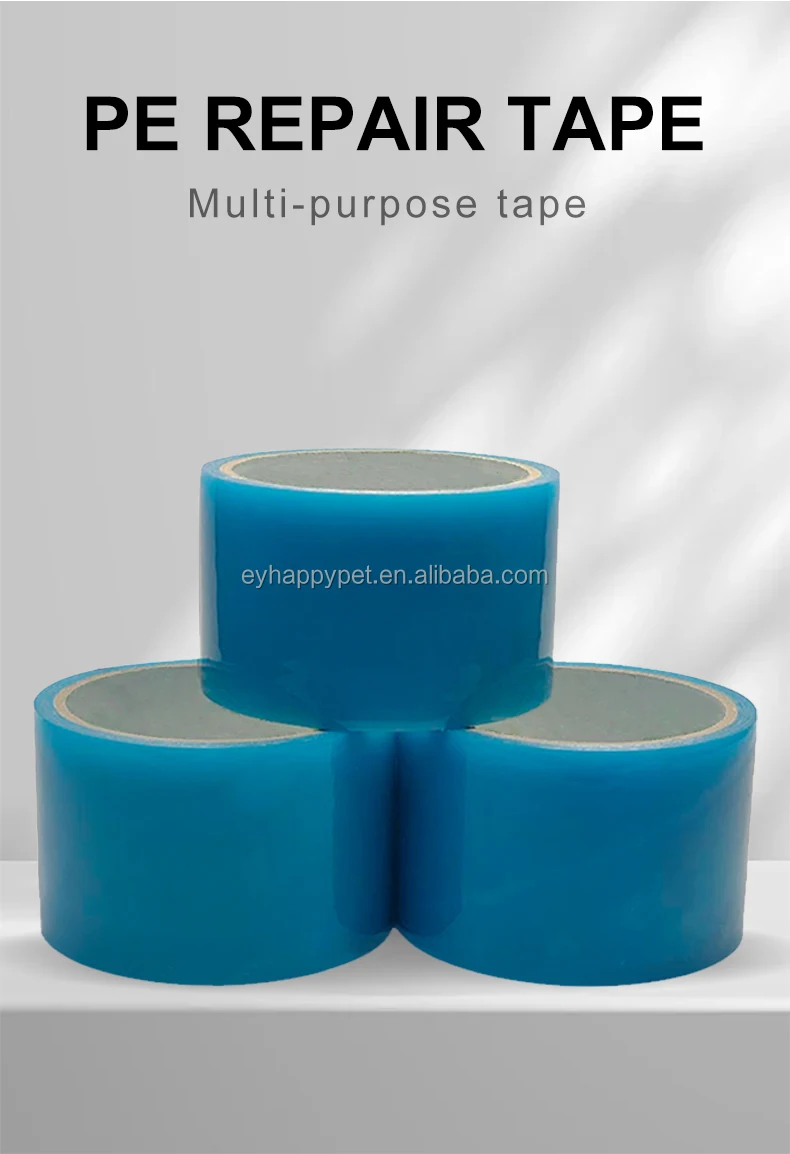 Pipe leak window wrap greenhouse blue transparent repair tape 33m Kite tent gear hose leakage waterproof