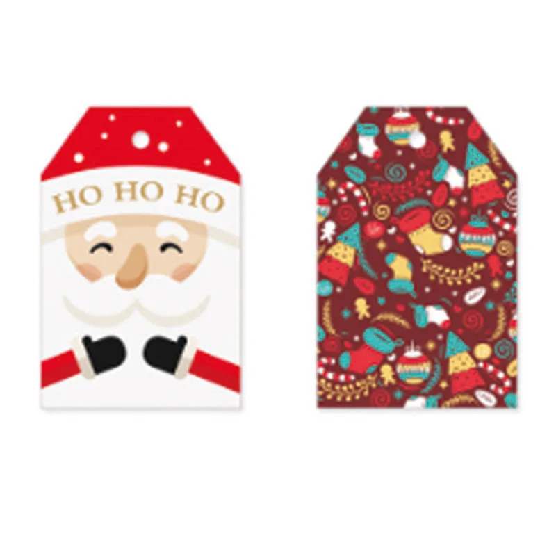 Offset Printing Christmas Decorations Paper Tags for Custom Printed Designs