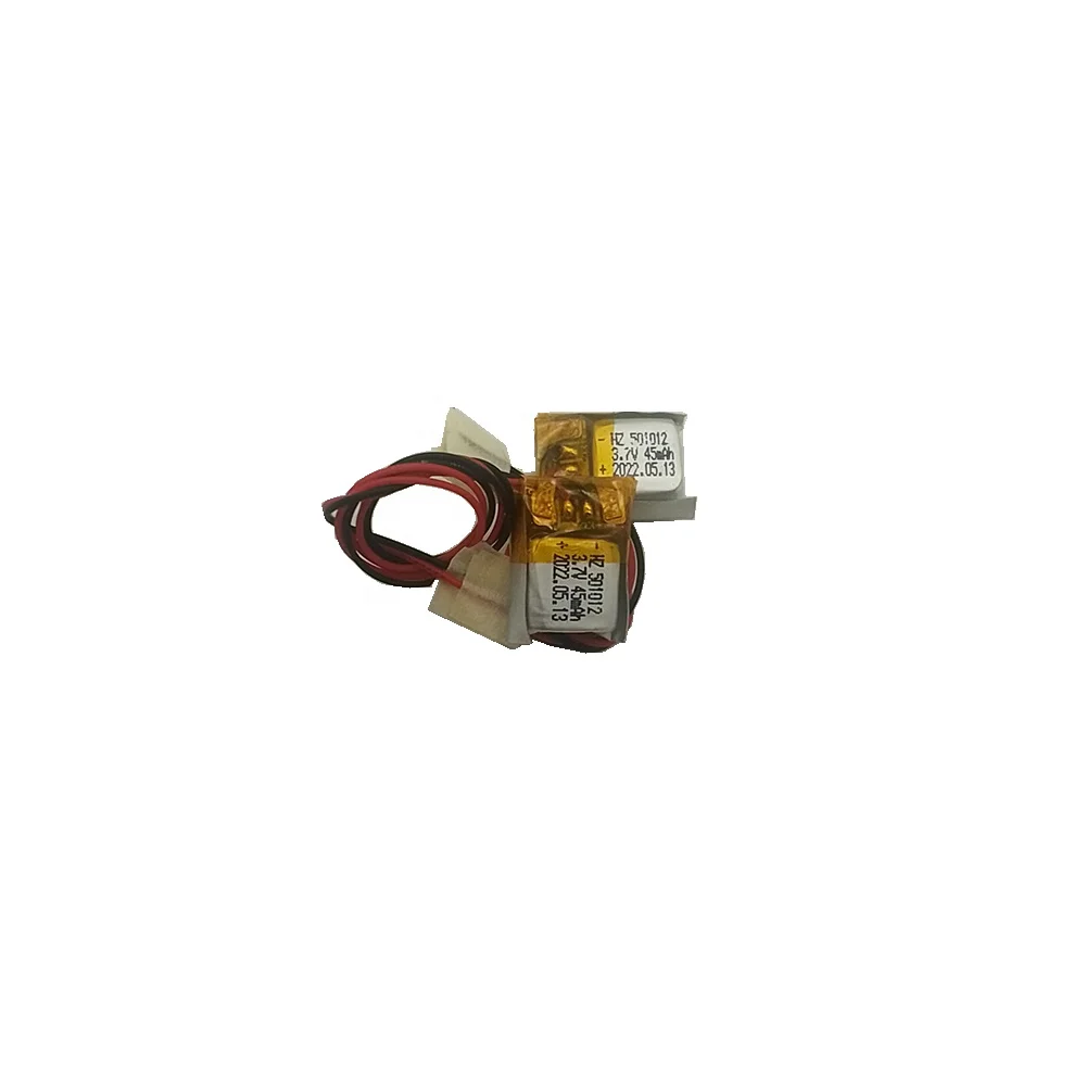 KC 501012 lipo battery 3.7v 45mah battery packs 40mah speaker rechargeable battery