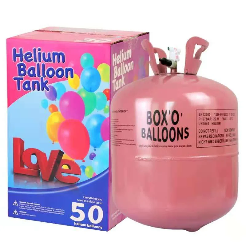 Portable  Helium Gas Bottle Helium Canister 30LB Helium Cylinder For Balloons