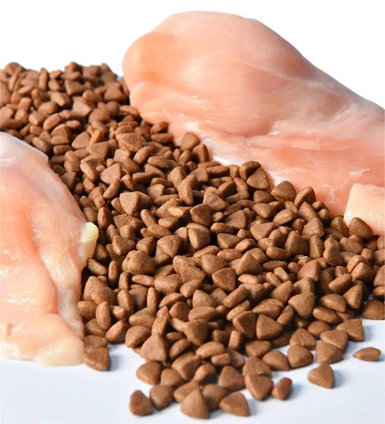 Factory Sale Pet Food Cat Treats Wholesale Bulk Dry Cat Food Fresh Salmon and Chicken Fruit and Vegetables Organic Food