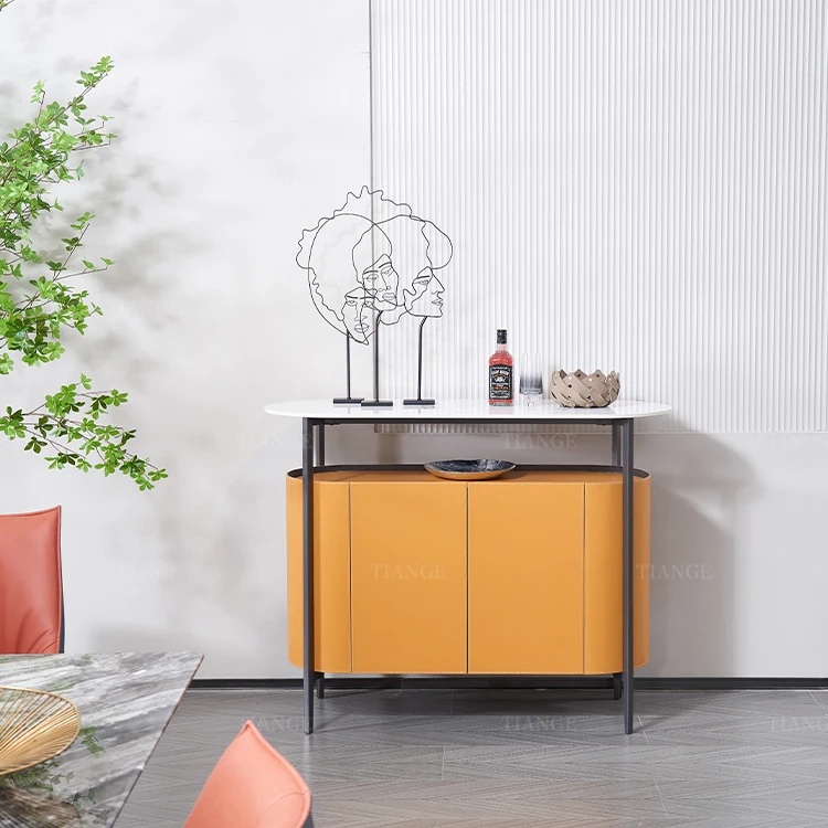 Итальянский дизайн, седло, Кожаный шкаф, буфетный сервант по оптовой цене, шкафы для гостиной