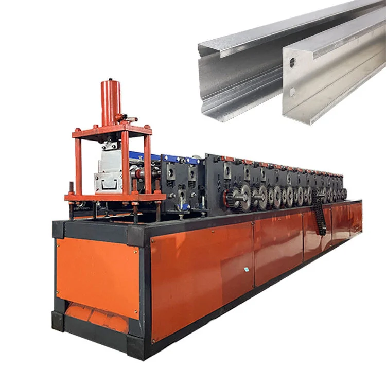 Low Price Metal Steel Profile Stud C U Z Purlin Channel Roller Making Machine Fast Change Light Steel Keel Roll Forming Machine