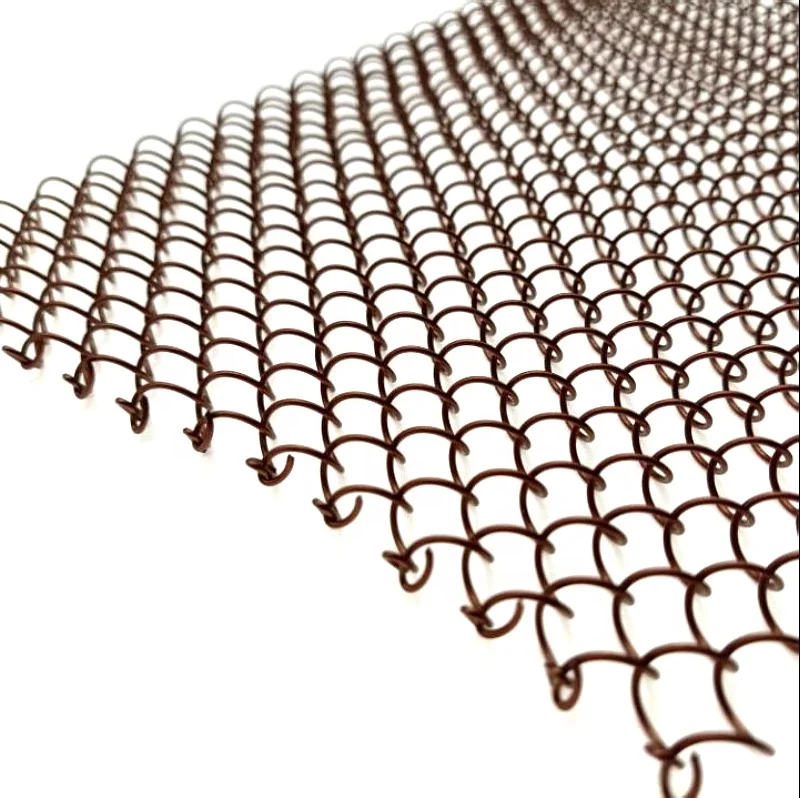 Coil Drapery Chain Link Mesh Curtains Decorative Metal for Room Separator, Aluminum Screens & Room Dividers Modern Customized