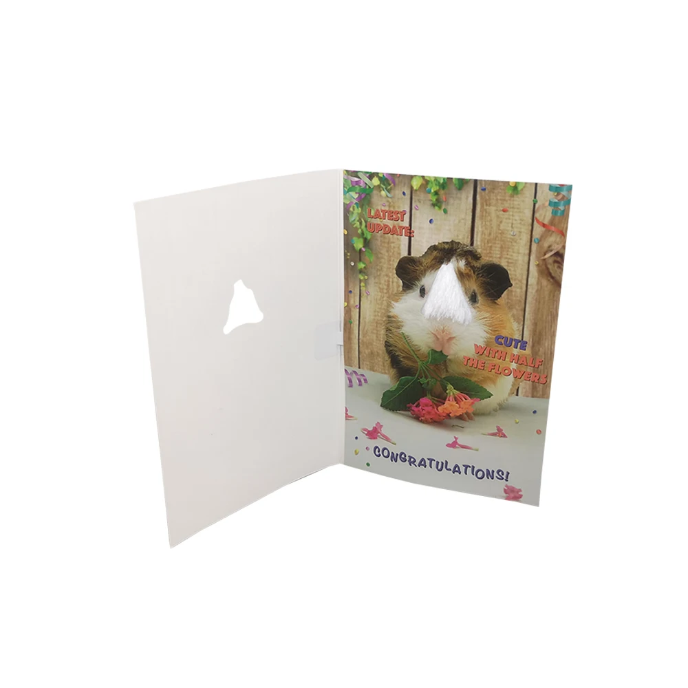 music greeting card insert sound chip with custom song