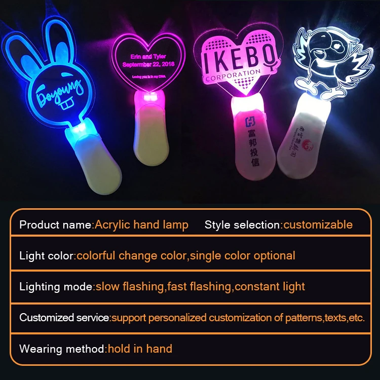 Factory Outlet Customized Logo LED Light Stick Promotion Party Gift Flash for Glow Stick