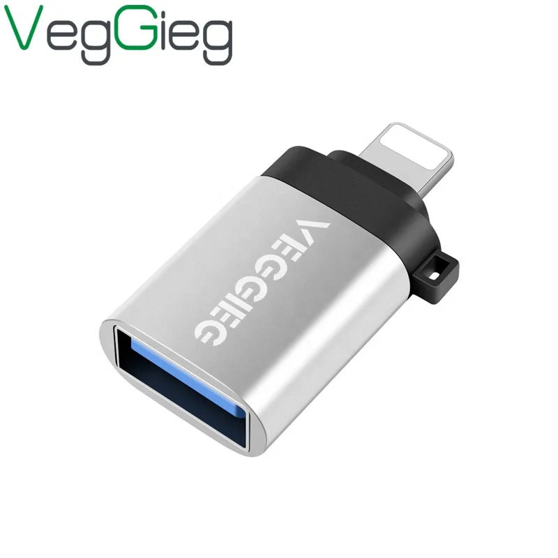 Viggieg Best Price Factory Wholesale OTG USB 3.0 Adapter for Lightning Adapter for iPhone / iPad Computer