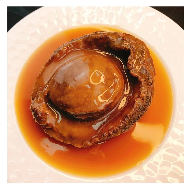 OEM/ODM Nutritious Soup Braised Fresh Seasoned Food Brine 425g/can,24can/ctn Canned Abalone