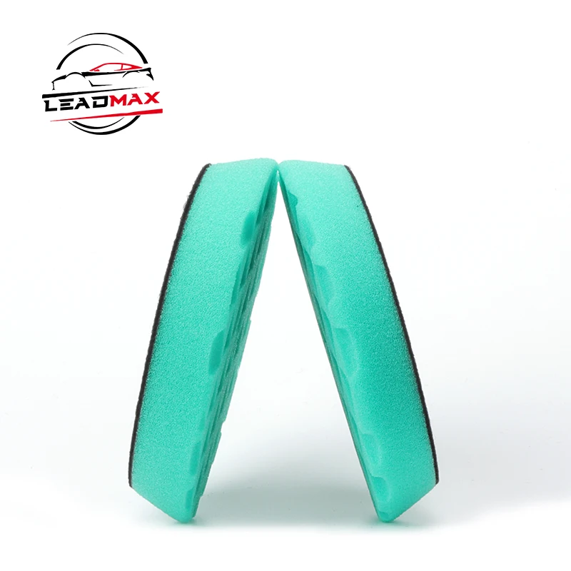 Ultra Soft Red Waxing Applicator 3-Step Finishing Polish Pad round Foam Sponge for Car Detailing