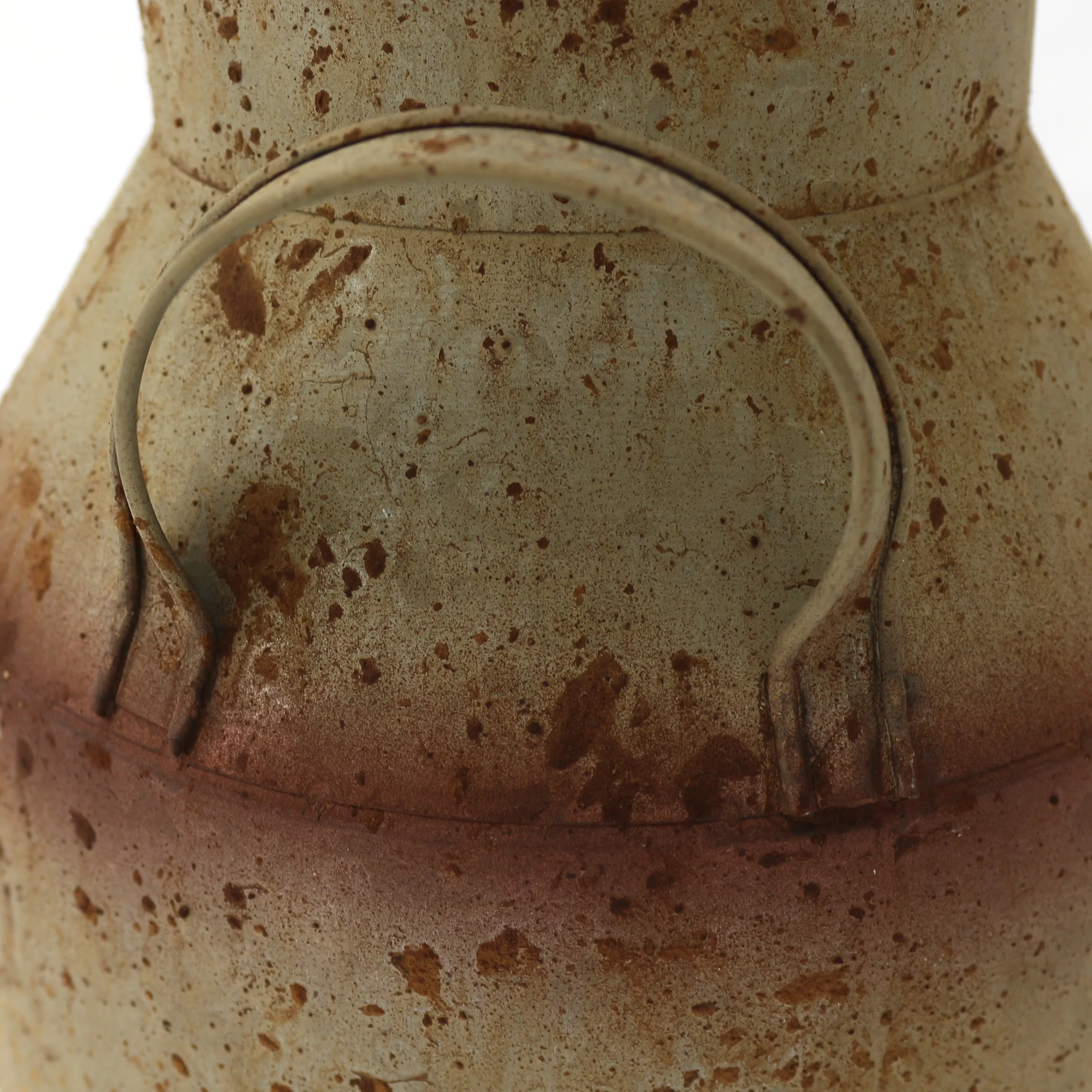 Galvanized Metal Milk Can, Old Rustic Primitives Jug Vase for Home and Garden Decor. Dia. 6-1/8 X 10 Inch