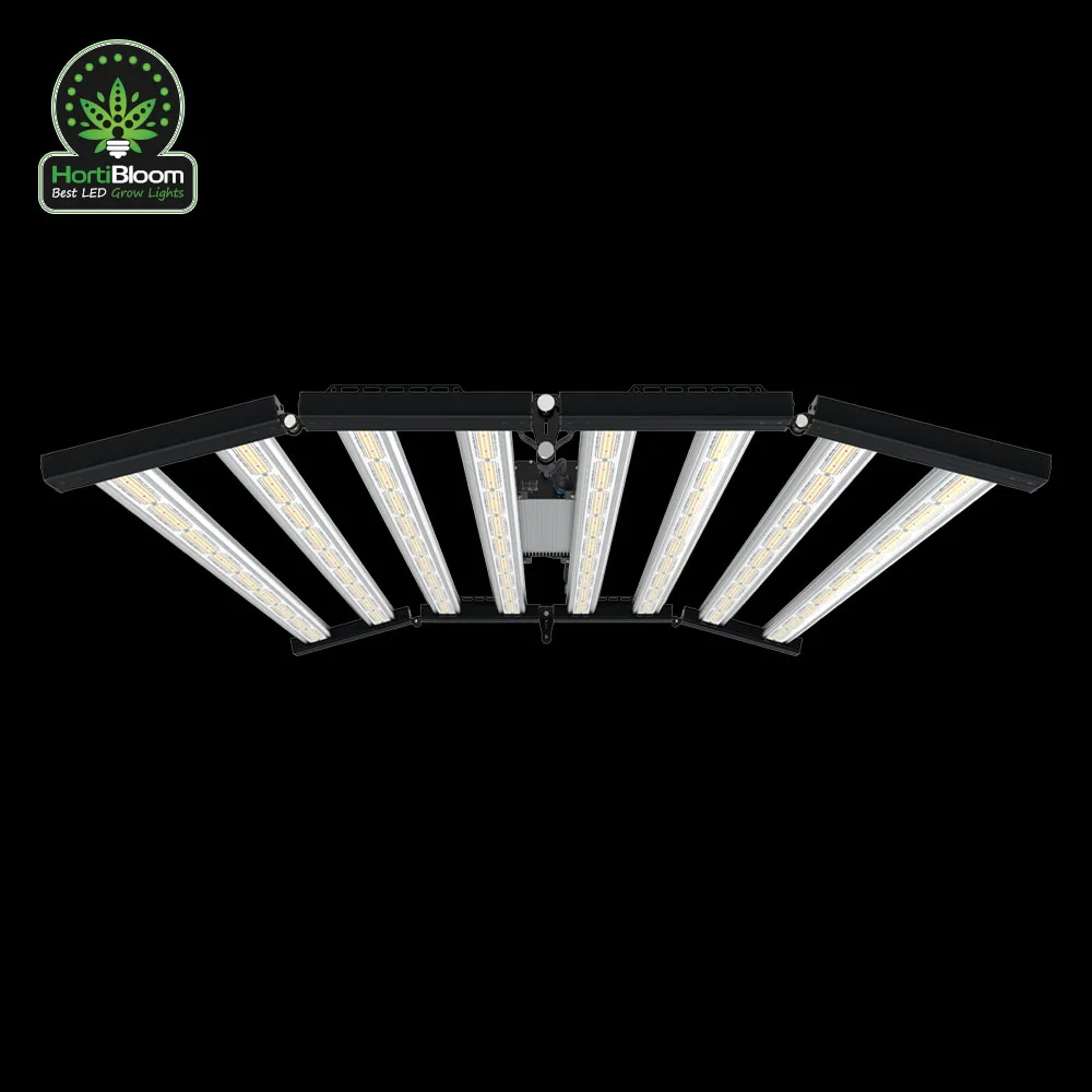 2023 New Arrival HortiBloom Mega Enfold 720w 8 bars 1000w 10 Bars Full Spectrum led grow light indoor plants