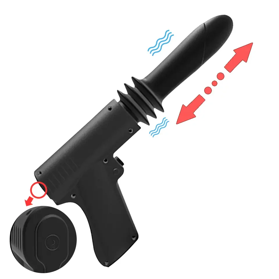 Adult Toy Automatic Telescopic Dildo Vibrator Sex Machine for Women Men G Spot Anal Pussy Masturbation Sex Gun Dildo Massager