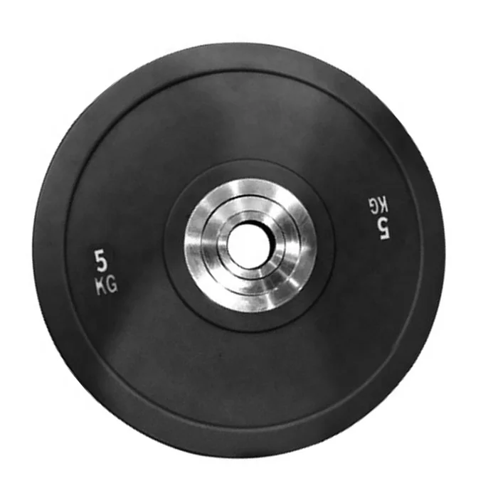 Wholesale 20kg Gym Custom Logo Weightlifting Barbell Weight PU Rubber Competition Weight Plates