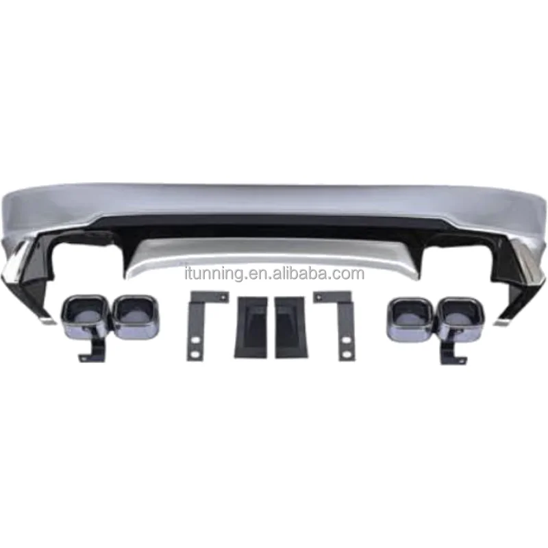  Комплект для toyota landcruiser Prado FJ120 2002-2009 передняя губа задний