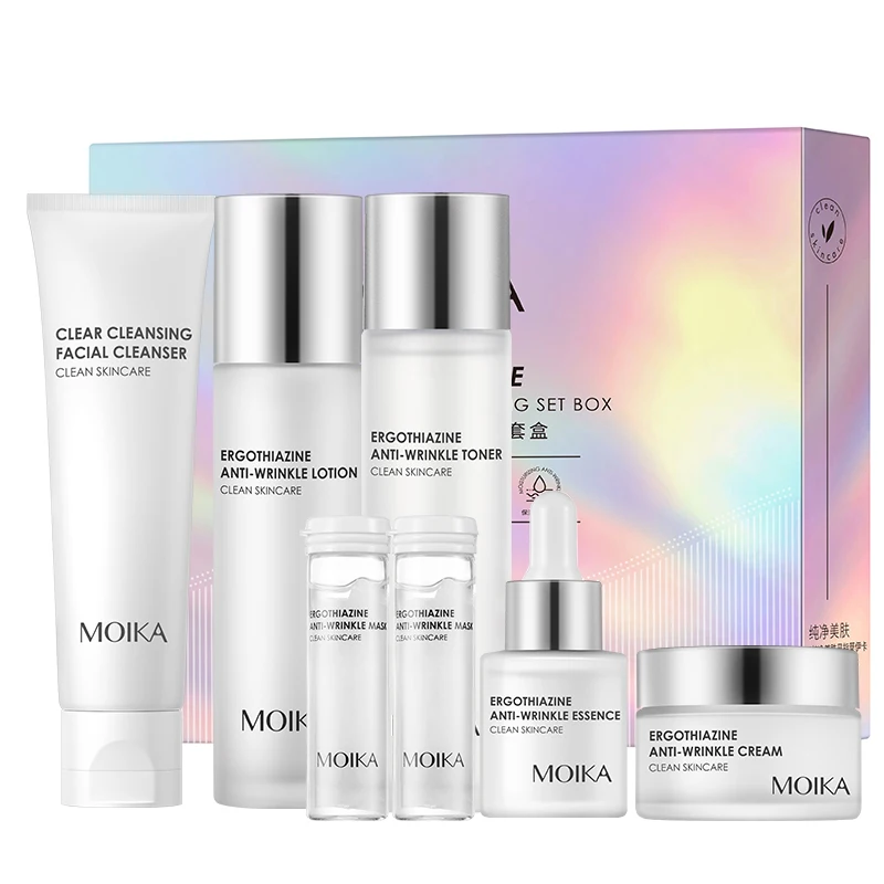 Korean Skin Care Products Private Label Ergobon Vegan Organic Natural Cream Skin Care Set Hydration Serum