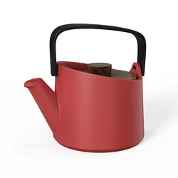 DHPO Hot Selling 800 ML Custom Porcelain Tea Pot with Stainless Steel Infuser, Blooming & Loose Leaf Teapot