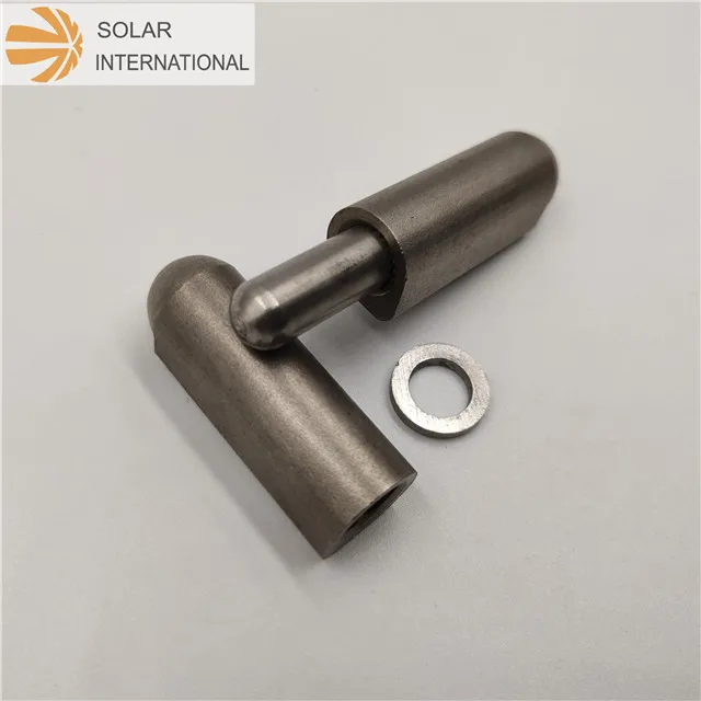 Stainless steel 304 welding hinge water drop weld on gate hinge 50mm for door and container
