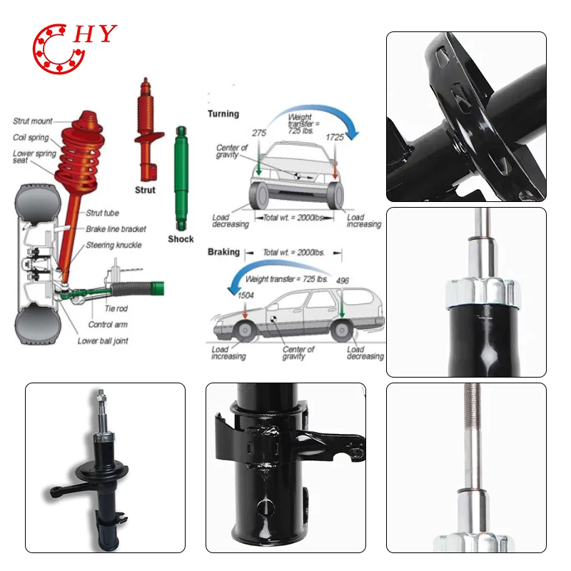 New Product  D1988-9217 Toyota Shock Absorber For Renault Fluence Front 2016 With High Material