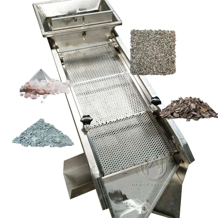 2 outlets 3 outlets Cat litter ore silica sand soil compost grain coffee beans flour linear vibration sieve vibrating screen