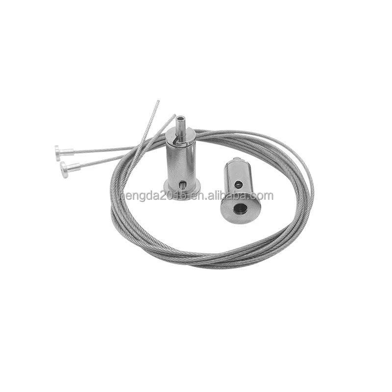 Factory Wholesale Ceiling Lighting Hardware Ceiling Attachment Hanging Steel Wire Rope for LED Lights