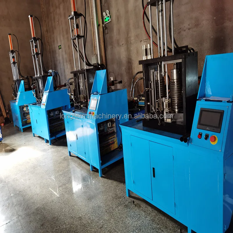 Expansion joint bellow forming machine for air conditioning systems