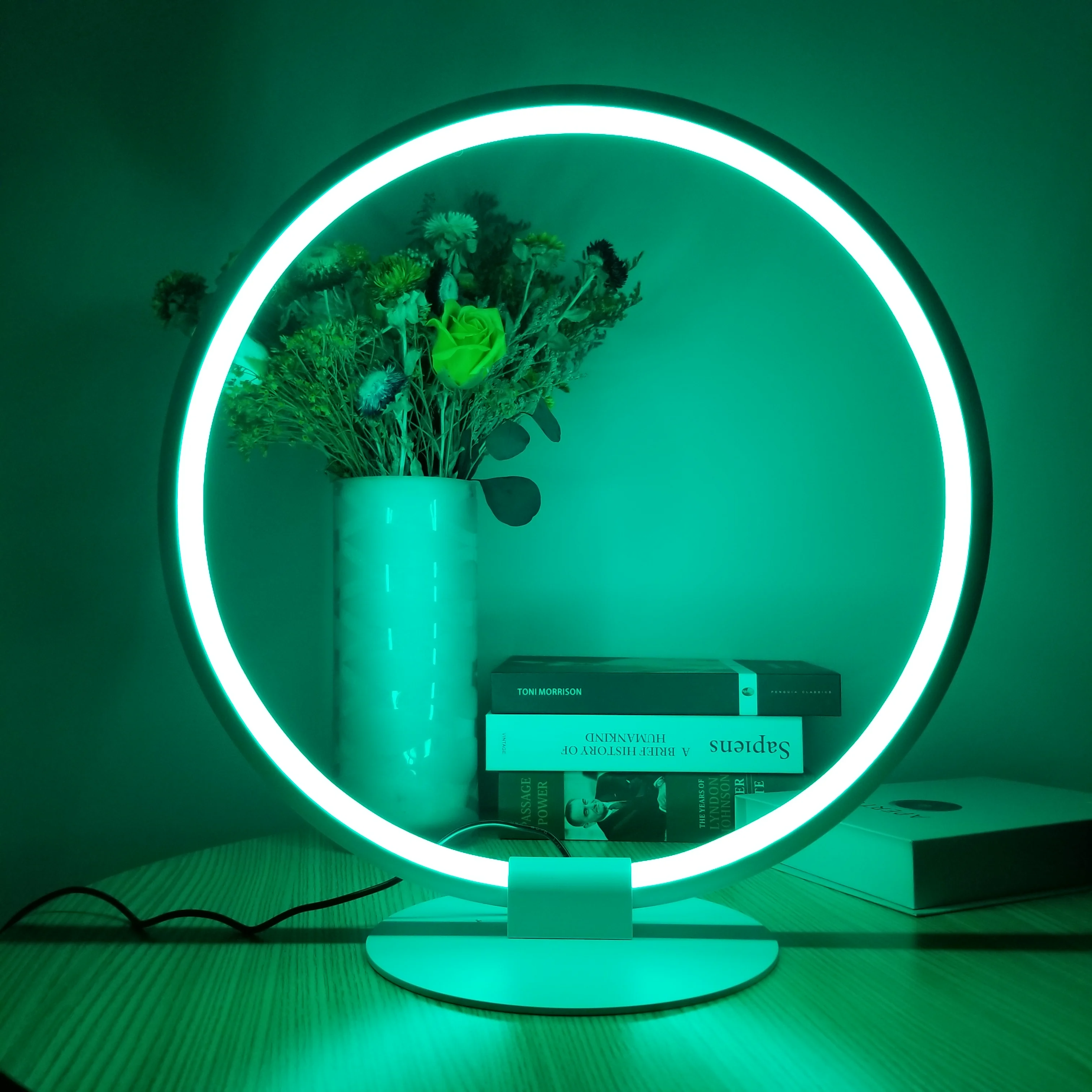  Nordic Antique Design Bedside Bedroom Bar Table Lamp Portable RGB Smart Night Light