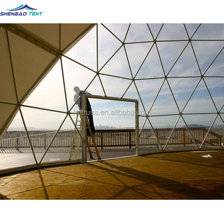 2.8m 3m 2.5m polycarbonate sheet dome plastic polycarbonate small polycarbonate dome house