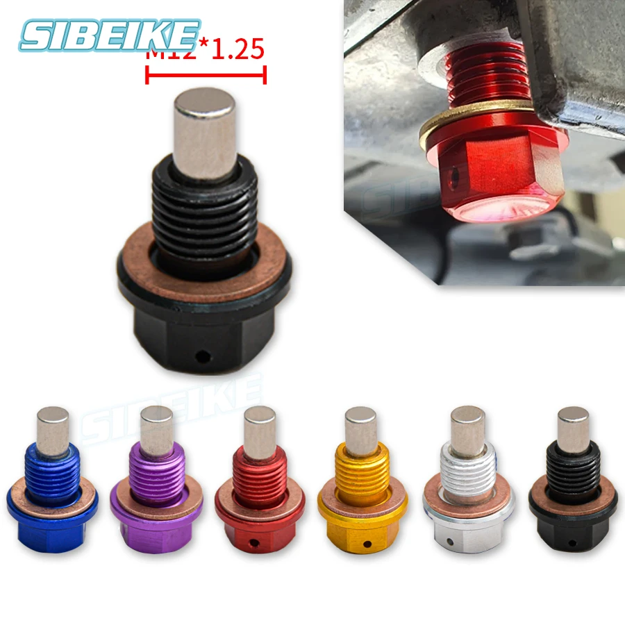 M12/M14  JDM Racing Sport Aluminum Car Engine Magnetic Oil Drain Plug For Universal Car Accessories