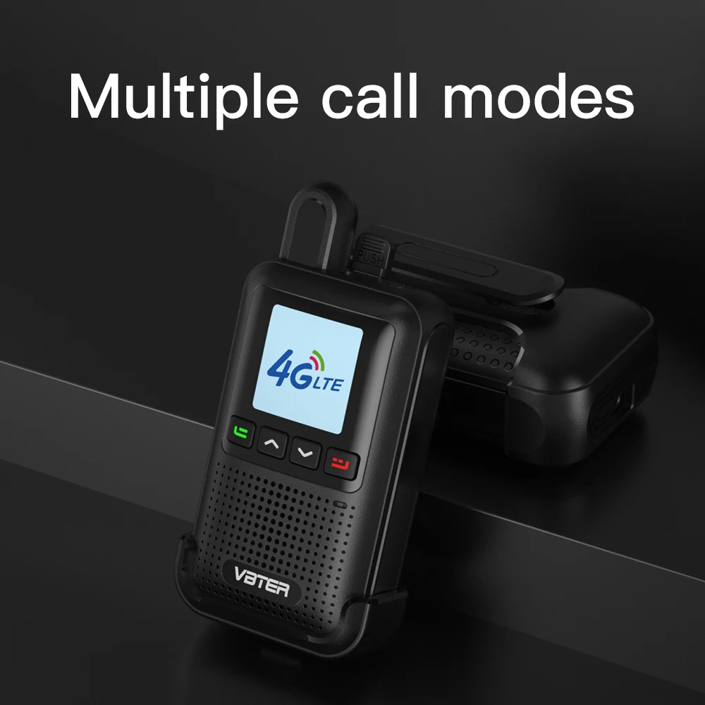 VBTER WBT-6.0 Positioning Version Global 4G POC Walkie Talkie GPS Rapid Intercom Unlimited Ran 5000km Covera POC Sim Card