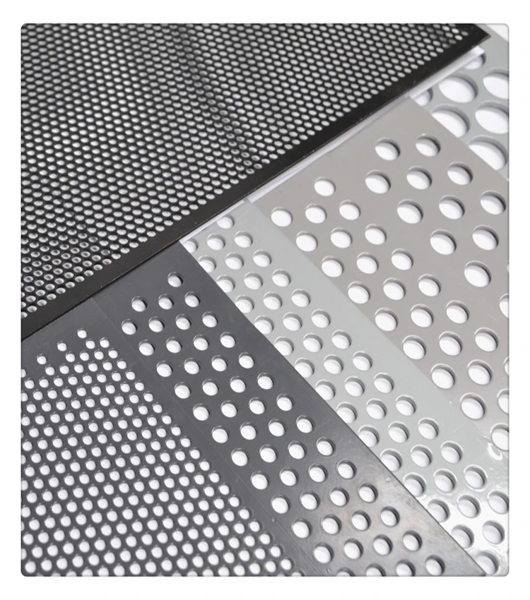 Перфорированный металлический лист с круглым