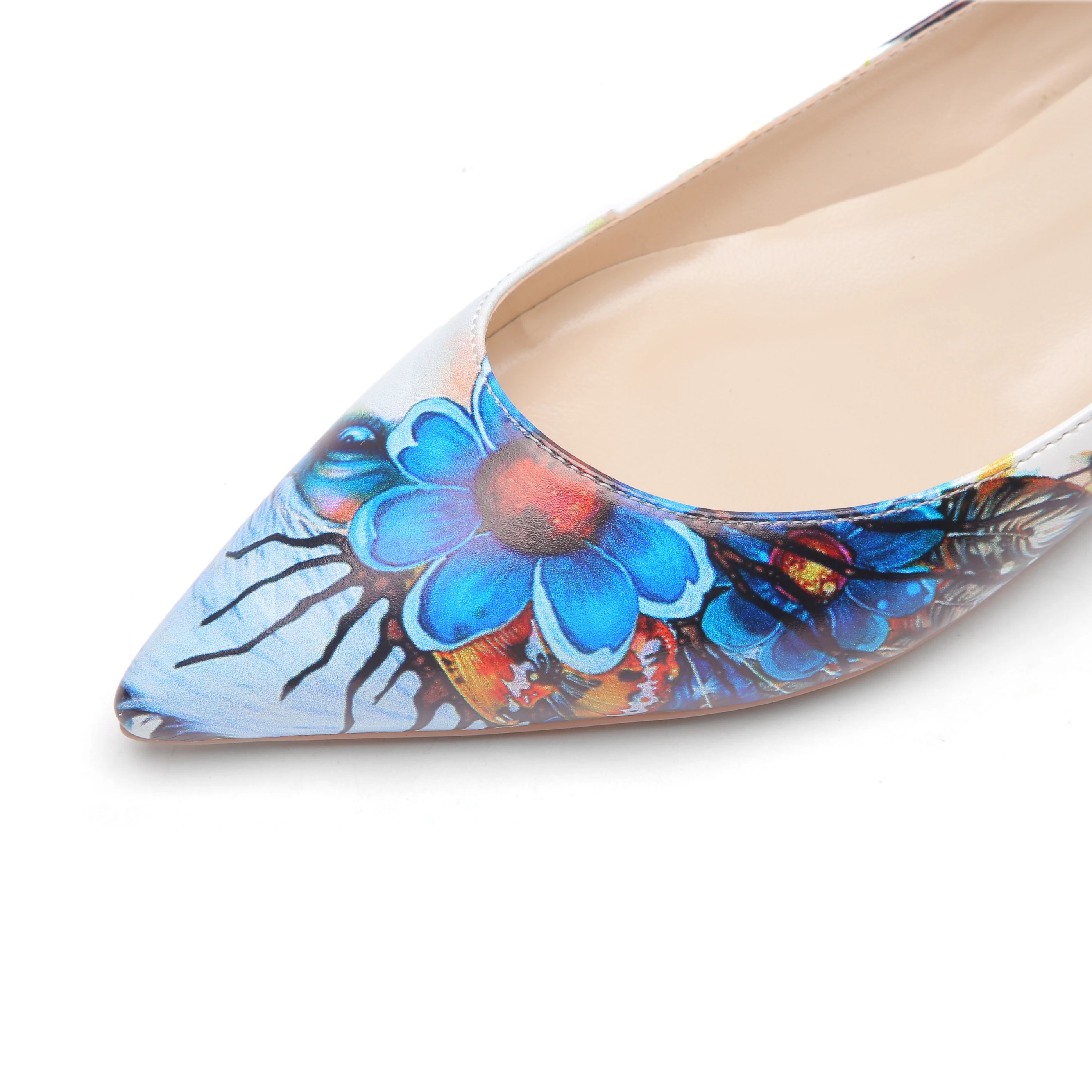 New Arrivals Loafers  Invisible Heels 3D Printing Flat Shoes Women Height Increasing Shoes