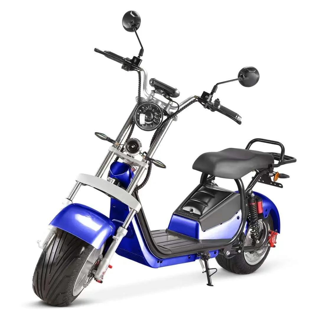 2022 New Style 60V 20Ah Lithium Battery  Citycoco Harleyment Scooter 2000W