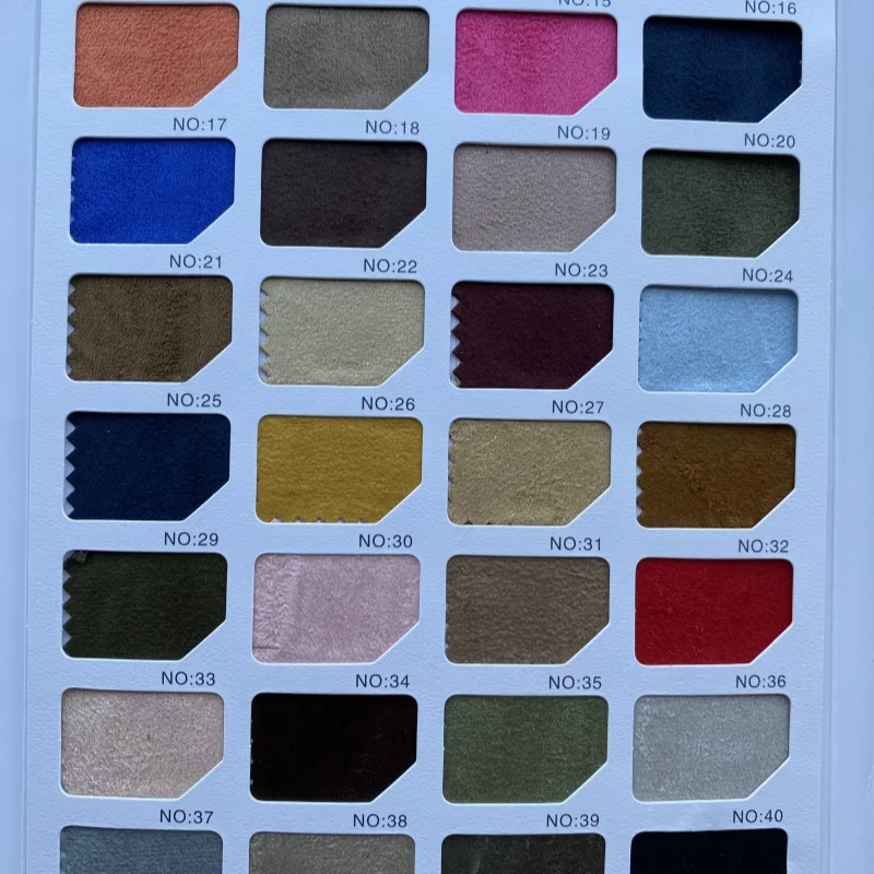 100% polyester  warp knit suede fabric 150 GSM with PU coated comfortable  for home textile shoes slipper hotel lining