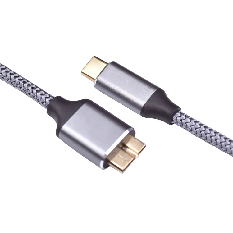 1 м 5A Позолоченные Быстрая зарядка Usb 3 0 Тип C к Micro B кабель для передачи данных Android