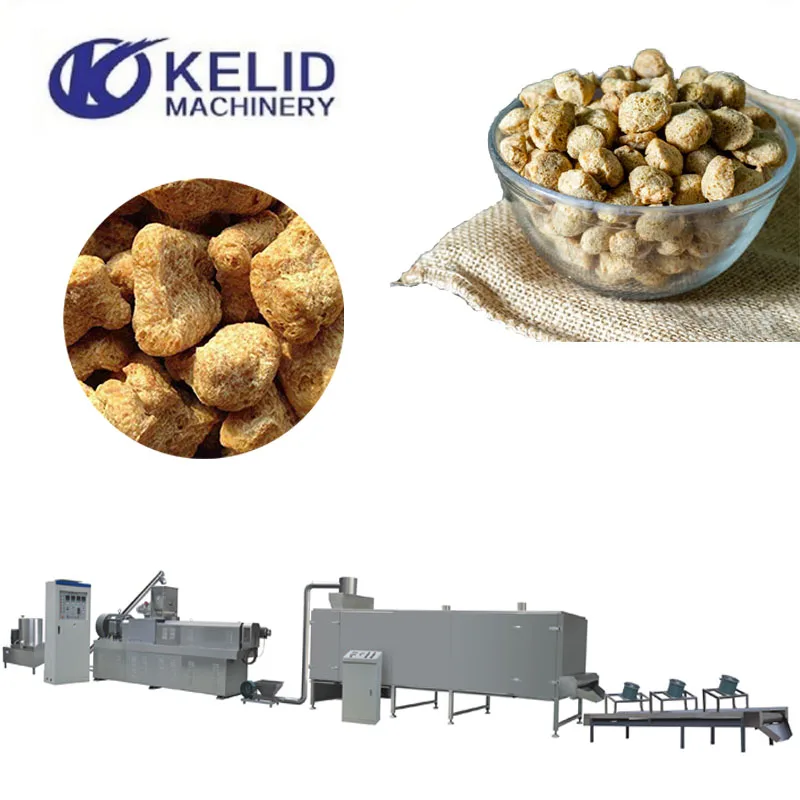Automatic Textured Vegetable Soya Protein Making Machines Extrusion Line Textured Soy Protein Production Line